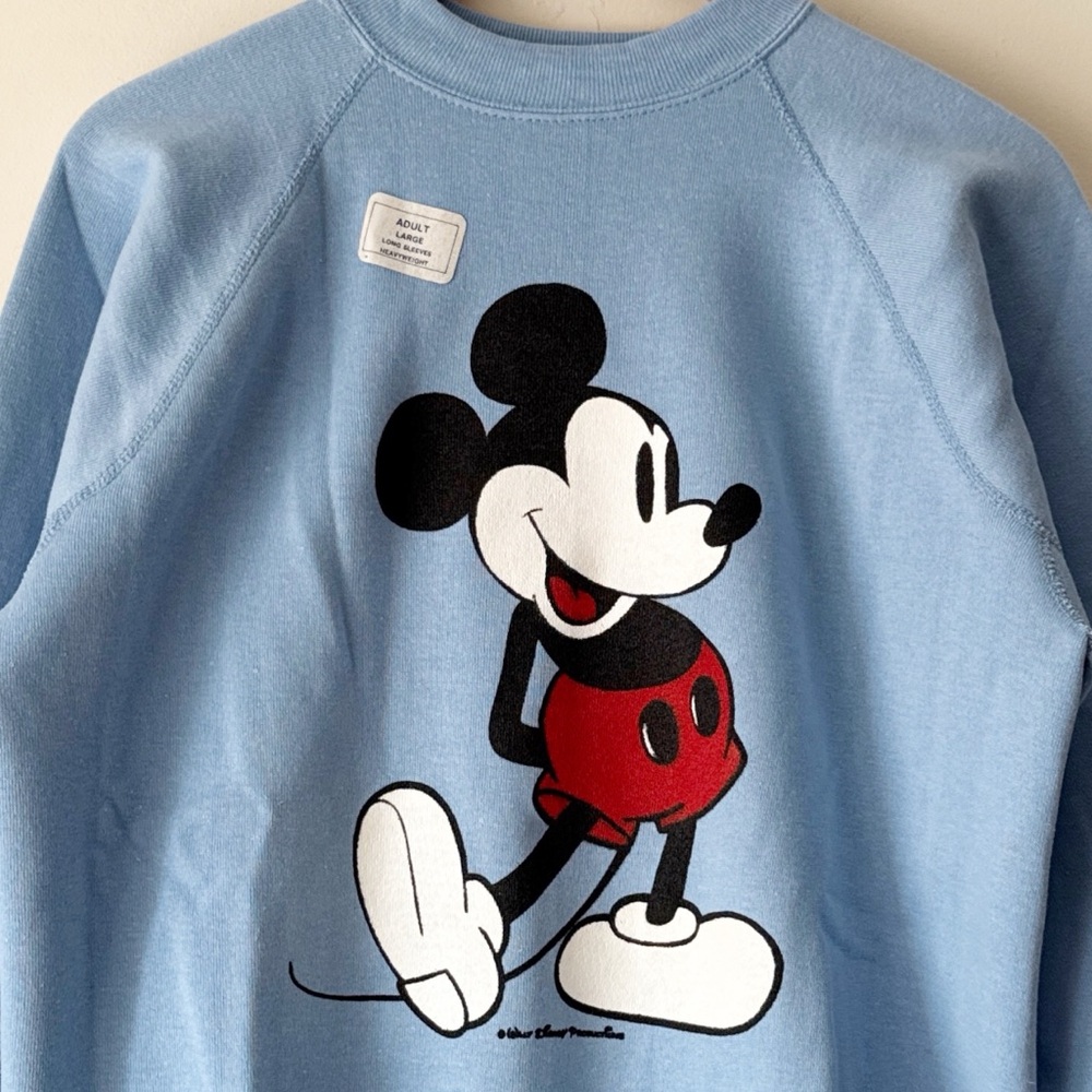 NOS 80s Mickey Mouse Sweatshirt ASO Michael Jackson 1985 Icon Deadstock RARE - Picture 6 of 16